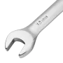 Ключ комбинированный трещоточный DENZEL, 12 мм, CrV, матовый хром