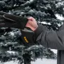 Перчатки универсальные DENZEL, двойные, работа с сенсорным экраном, размер 9