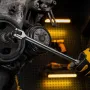 Набор инструментов DENZEL 1/2", 1/4", CrV, S2, пластиковый кейс, 84 предмета