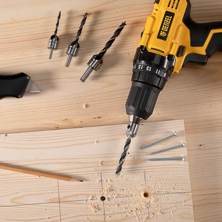 Набор сверл зенкеров по дереву DENZEL 3-10 мм, 7 шт