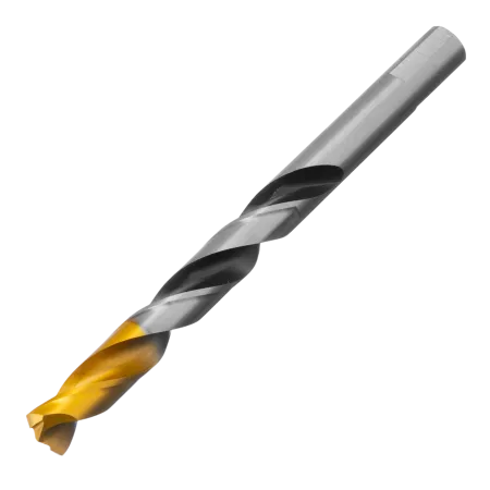 Сверло спиральное по металлу DENZEL 12 x 151 мм, Р6М5, Golden Tip, многогранная заточка