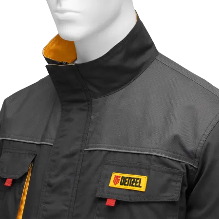 Куртка профессиональная рабочая DENZEL 65% полиэстер 35% хлопок, M