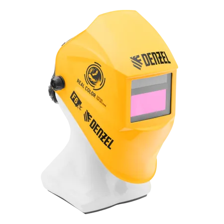 Щиток защитный лицевой DENZEL (маска сварщика) F6, см. окно 93х43, Real Color, DIN4/5-8/9-13