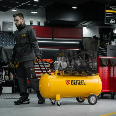 Компрессор воздушный DENZEL рем. привод BCV 4000-T/200, 4,0 кВт, 200 литров, 690 л/мин