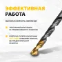 Набор сверл по металлу DENZEL 1-13 мм, HSS-Tin, Golden Tip, 25 шт