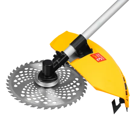 Триммер бензиновый DENZEL DT-52E, 52 см3, неразъемная штанга, электростартер, состоит из 2 частей