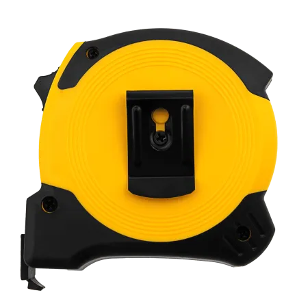 Рулетка DENZEL 8м х 25мм, двухкомп. корпус, магнитный обрезиненный зацеп