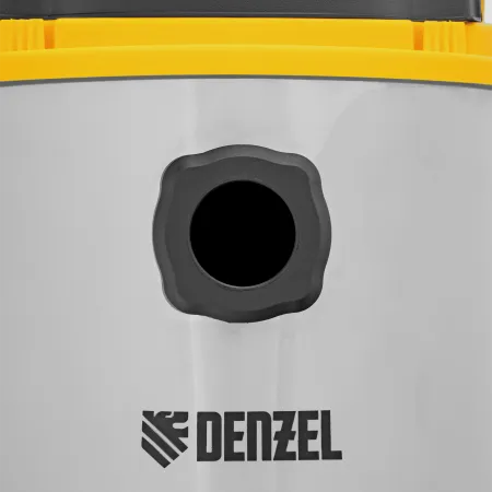 Пылесос строительный DENZEL SVC15, 1200 Вт, бак 15 л, шланг 2 м