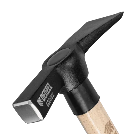 Молоток каменщика DENZEL 600 г, буковая рукоятка, EFP