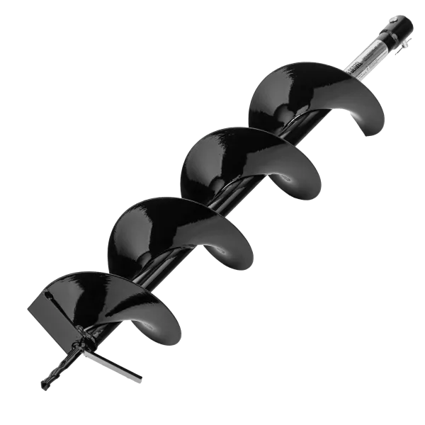 Шнек для грунта DENZEL E-150, диаметр 150 мм, длина 800 мм,соединение 20 мм, несъемный нож