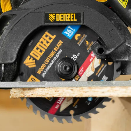 Пильный диск по дереву DENZEL ф160 х 20 мм, 36 зубьев