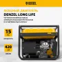 Генератор бензиновый DENZEL PS 55 EA, 5.5 кВт, 230 В, 25 л, электростартер