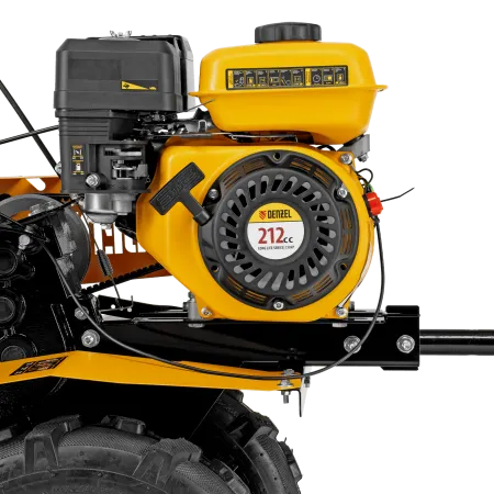 Мотоблок DENZEL DPT-370S, 7 л.с., ремен.сцеп, фрез 3х4, ШОМ, передачи 3В/1Н