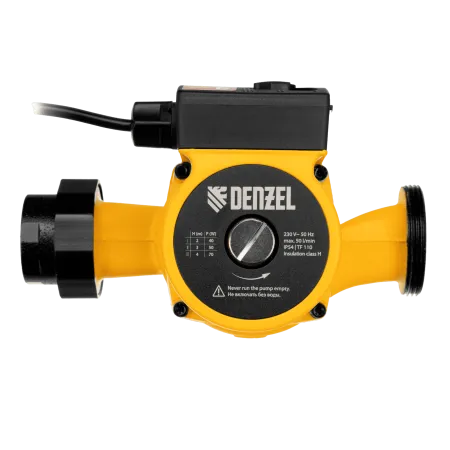 Циркуляционный насос DENZEL CP32-4, напор 4 м, 50 л/мин, 1 м кабель, монт. длина 180 мм