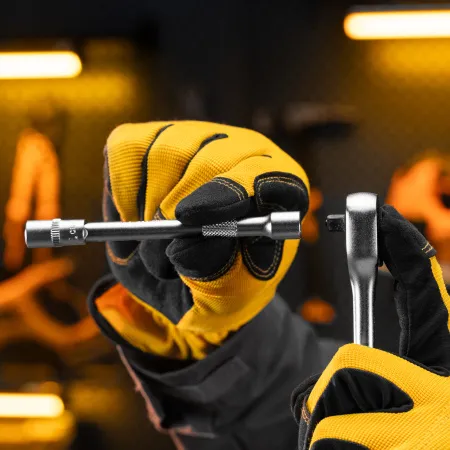 Ключ-трещотка DENZEL 1/4", 90 зубьев, с быстрым сбросом, CrV