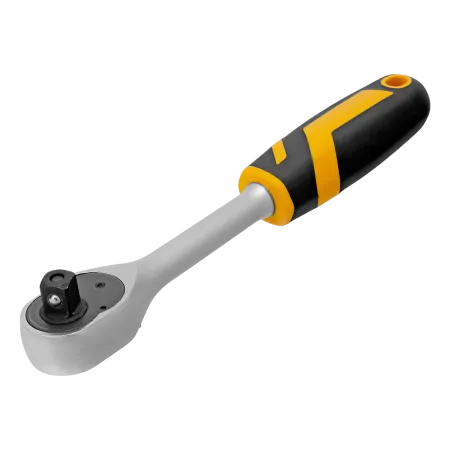 Ключ-трещотка DENZEL 1/2", 90 зубьев, с быстрым сбросом, CrV