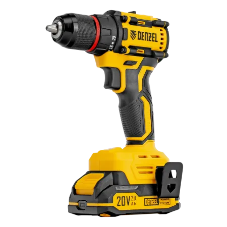 Дрель-шуруповерт аккумуляторная бесщет. DENZEL CDH-BL-20, Li-Ion, 20 В
