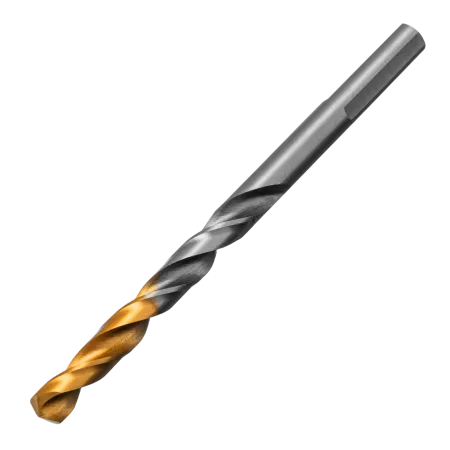 Сверло спиральное по металлу DENZEL 6 x 93 мм, Р6М5, Golden Tip