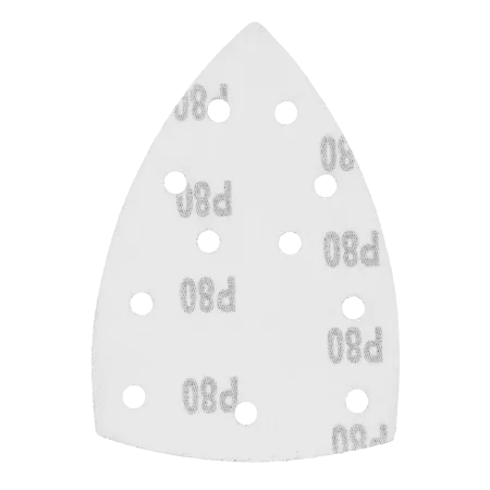 Треугольник абразивный на ворc. подложке под "липучку", перф., P 80, 150х150х100 мм, 5 шт. Denzel