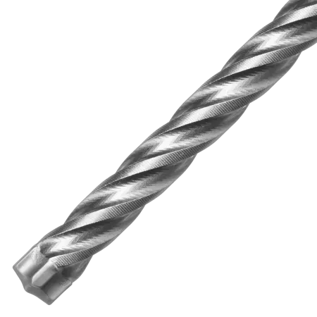 Бур по бетону DENZEL, цельная крестовая пластина, 6x315 мм, SDS PLUS