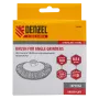 Щетка для УШМ DENZEL 746083, 100 мм, «тарелка», витая нержавеющая проволока 0.3 мм, М14