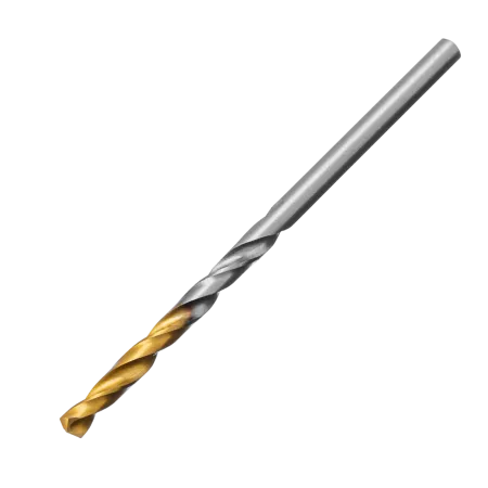 Сверло спиральное по металлу DENZEL 3,2 x 65 мм, Р6М5, Golden Tip, 2шт.