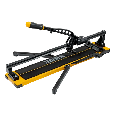 Плиткорез рельсовый DENZEL 600х16мм, каретка на подш., стальная станина, усил. рукоятка-пенал