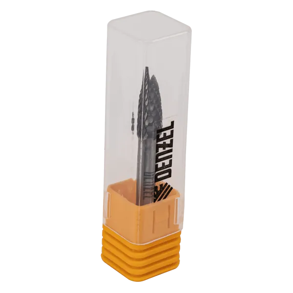 Борфреза по металлу DENZEL твердосплавная, параболическая заостренная, тип-G, 8 мм