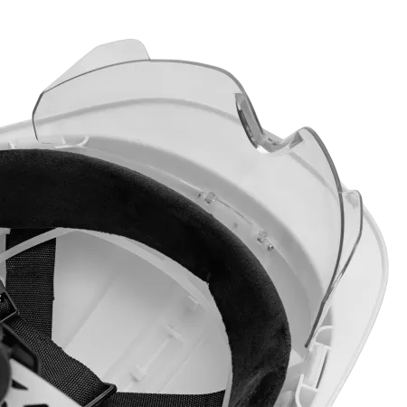 Каска защитная DENZEL ударопр.«Форвард» (К-05),ABS/PC,комплект со встроен.очк.ОЧК-05 Форвард, белая