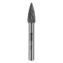 Борфреза по металлу DENZEL твердосплавная, параболическая заостренная, тип-G, 8 мм
