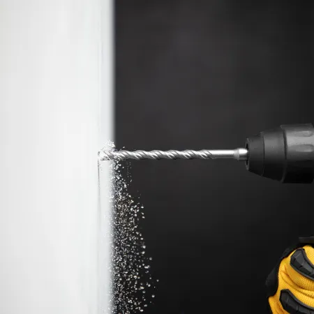 Бур по бетону DENZEL 705006, 6 x 160 мм, двойная спираль, три пылеотводящие кромки