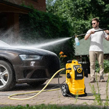 Моечная машина высокого давления DENZEL K 70 Power, 2500 Вт, 180 бар, 600 л/ч, асинхронный двигатель