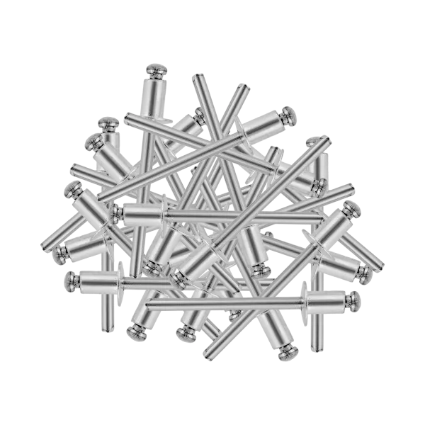 Заклепки алюминиевые DENZEL 5/32"-1/4", 4 x 6 мм, 50 шт
