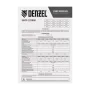 Шнур сетевой Energy Series DENZEL, ПВС, 1,5 м, 2 x 1,5 мм, с неразборной вилкой, черный