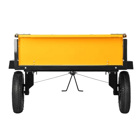 Прицеп для мотоблока DENZEL TT-500, оцинк., груз. 500 кг, рег. сцепка, колеса 4.00-10, в упаковке