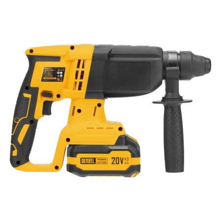 Перфоратор аккумуляторный бесщет. DENZEL RHH-BL-20-28, 3 Дж, Li-Ion, 20 В