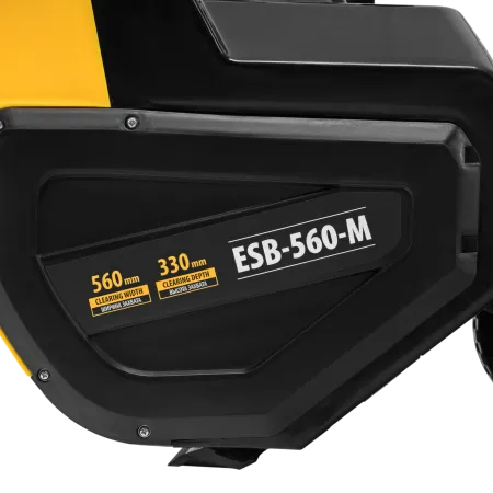 Снегоуборщик электрический DENZEL ESB-560-M, 2,5 кВт, металлический шнек, LED фара