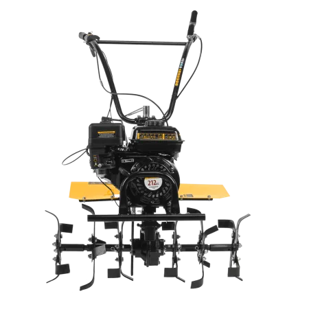 Мотоблок DPT-270X, 7 л.с., диск.сцеп, шир 90 см, глуб 35 см,фрез 3х4,ВОМ,скор 2В/1Н,кол 8" Denzel