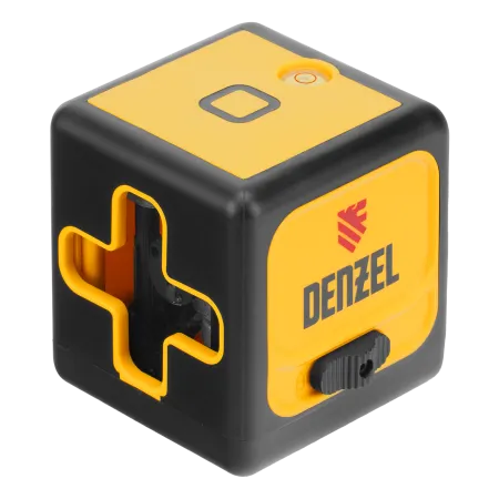Лазерный уровень  DENZEL DQB, 30 м, зеленый луч, батарейки, сумка