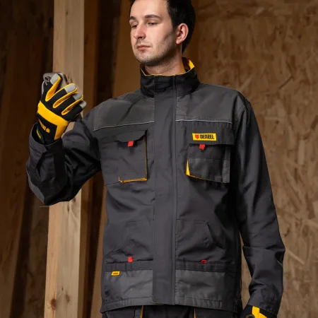 Куртка профессиональная рабочая DENZEL 65% полиэстер 35% хлопок, L