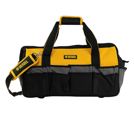 Сумка для инструмента DENZEL 500х245х300 мм, 20 карман.,съемный органайз. 10 карман.,наплеч. рем.