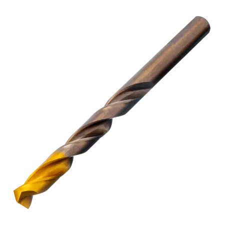 Набор сверл по металлу DENZEL, 1-10 мм, Р6М5К8-TiN, Golden Tip, 19 шт