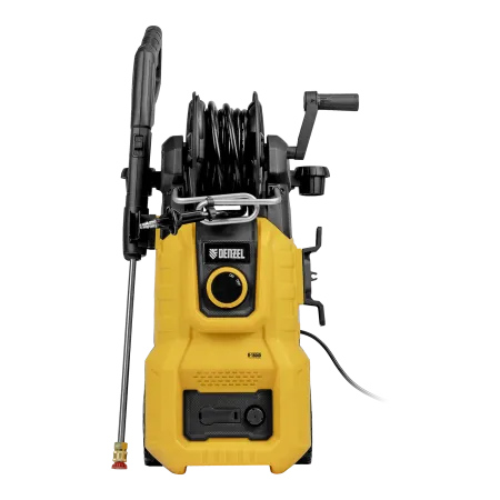 Моечная машина высокого давления DENZEL R-180iD, 2000 Вт, 180 бар, 420 л/ч, асинхронный двигатель, с барабаном