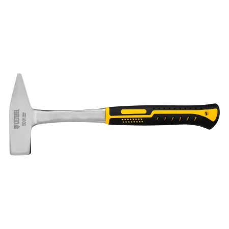 Молоток слесарный DENZEL 800 г, цельнометаллический, двухкомпонентная рукоятка