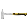 Молоток слесарный DENZEL 800 г, цельнометаллический, двухкомпонентная рукоятка