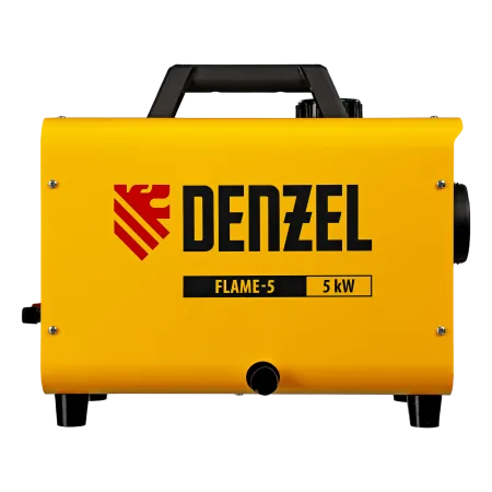 Дизельная тепловая портативная пушка DENZEL Flame-5, 5кВт, 300м3/ч, непр.наг., циф. терм.
