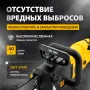 Пила цепная электрическая DENZEL EDS-2000, 2 кВт, шина 40 см, шаг 3/8, 56 звеньев