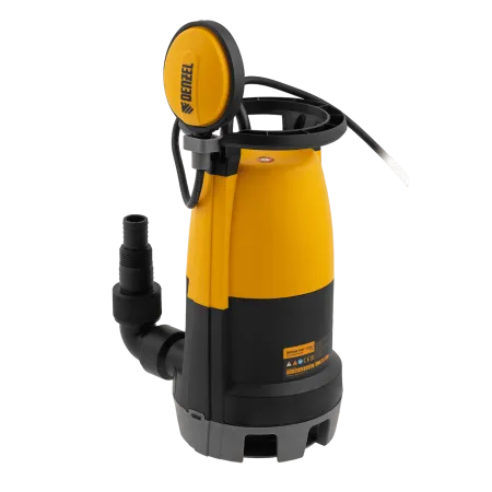 Дренажный насос DENZEL DP600S для чистой и грязной воды, 600 Вт, напор 7 м, 13000 л/ч