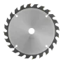 Пильный диск по дереву DENZEL с гвоздями, ф185 х 20 мм, 24 зубов