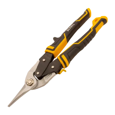 Ножницы по металлу DENZEL 78370, 270 мм, прямой рез, сталь Crmo